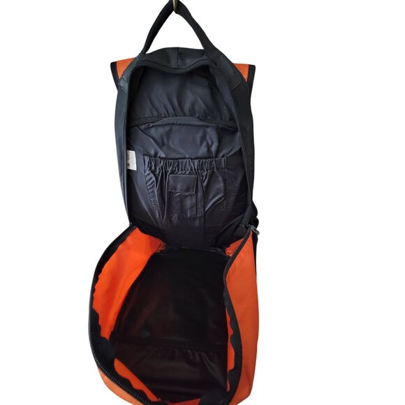 VTG Nike Acg Backpack Bioknx Black & Orange 100% Nylon Adjustable Straps - Picture 2 of 10